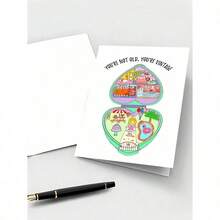 Funny 90s Polly Toy Birthday Card - Perfect Gift For Friends, Family & Coworkers On Christmas, Thanksgiving, Halloween Unique Party Favor Funny Birthday Cards Birthday Card Funny - Nhiều màu - Xem 6