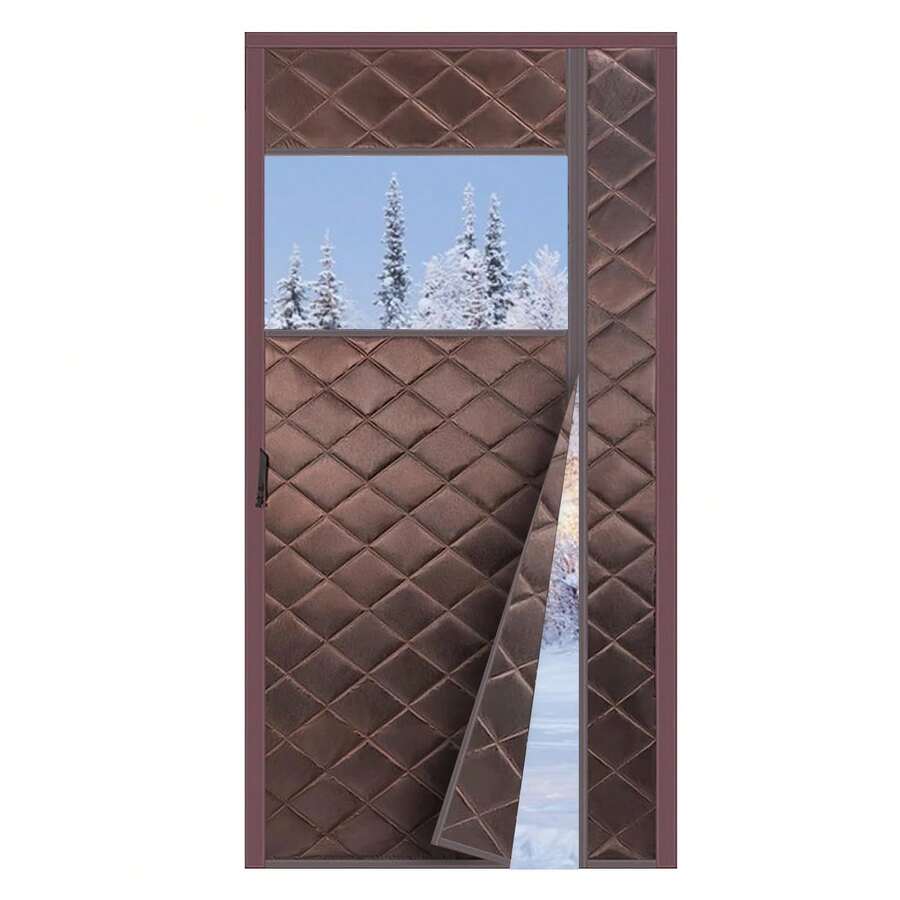 Door Curtains - Brown - View 1