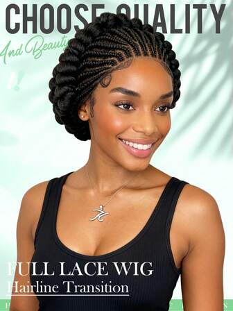 Fashionable New Braided Hairstyle Inspiration - High-Definition Full Lace Gutter Styling, Gutter Braids + Exquisite Coiled Braids, Combining Vintage Goddess Charm And Elegance, Suitable For Everyday Wear