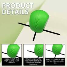 Connector Training Aid, Swing Trainer, Training Aid Posture Correction Practice, Swing Training Aid Improving Arm - Body Coordination, Swing Aid - Light Green - View 8