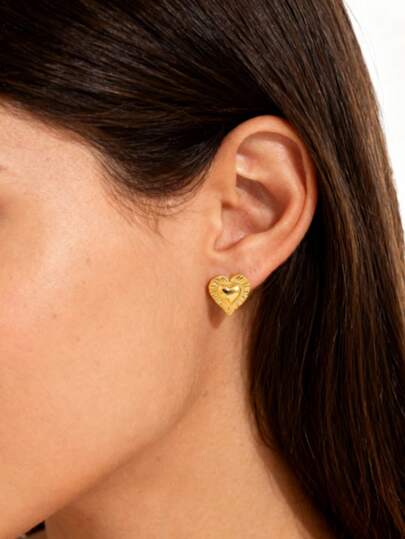 Pendientes de aro para mujer, pendientes de perla barroca vintage punk de acero inoxidable, joyería de mujer, regalo de perla falsa