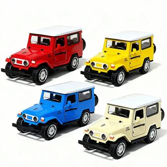 2025 Nuevo Llegada - Vehículo todoterreno de aleación con poderoso motor V8 - Regalo de coche de aleación - Juego para niñas - Juego para niños - Regalo de cumpleaños, regalo festivo, regalo de Navidad, regalo