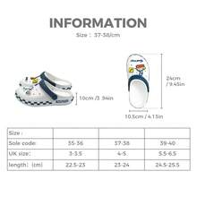 Miniso 史努比装饰木屐拖鞋，柔软EVA材质，防滑耐磨，居家沐浴户外穿着时尚舒适（1双） - 彩色 - 查看 11