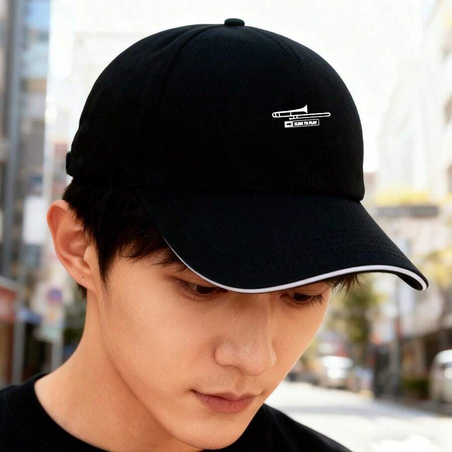 Men Baseball Cap - Black - View 1