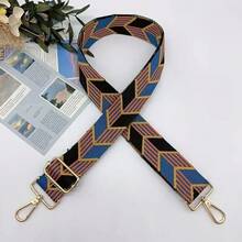 1.5 Inch Fashion Women Bag Strap, Jacquard Shoulder Strap Replacement For Handbag, Shoulder Bag, Tote, Crossbody, Wide - Multicolor - View 2