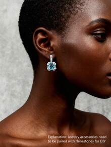 1/6/18/30颗10毫米方形水钻吊坠/戒指，珠宝DIY，配饰DIY，适合夜店、海滩、性感珠宝、情人节、狂欢节、新年礼物、日常佩戴 - 10*10mm圓角方形 - 查看 3