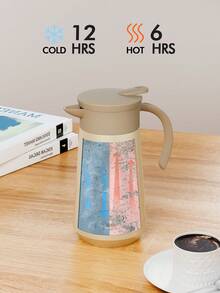 Meoky 27oz Mocha Coffee Pot, Stainless Steel Vacuum Insulated Pot, Suitable For Coffee, Hot Water, Tea, Hot Drinks - Champagne - View 3