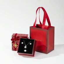 2025 New Luxury Valentine's Day Gift Box, Red Jewelry Box, Creative Jewelry Packaging Box, Couple Confession Gift Box, Jewelry Storage Box (Jewelry Not Included) - Multicolor - View 3
