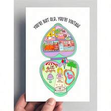 Funny 90s Polly Toy Birthday Card - Perfect Gift For Friends, Family & Coworkers On Christmas, Thanksgiving, Halloween Unique Party Favor Funny Birthday Cards Birthday Card Funny - Nhiều màu - Xem 7