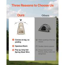 Pop Up Sports Tent, 47x47 In Clear Bubble Tent For 1 Person, Waterproof Outdoor Pod With Floor Mat & Top Cover, Garden Dome Tents Camping Shelter For Events Fishing Cheering - 47*47inch - 查看 4