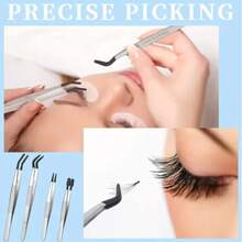 橡胶头镊子 橡胶PVC硅胶涂层无痕平头弯头镊子 尖头镊子