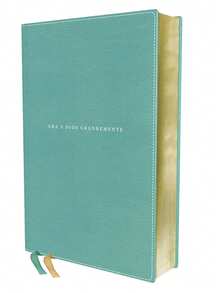 NBLA, Santa Biblia, Ama al Señor Grandemente, Interior a cuatro colores, Leathersoft, Turquesa, Comfort Print - Libro único - Ver 1