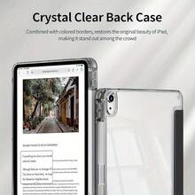 Tablet Protective Case,Compatible With Apple IPad 9.7/10.2/10.5/10.9/12.9/Pro/Mini,5th/6th/7th/8th/9th/10th/11th Gen, Air 11inch, Compatible With Samsung Galaxy Tab S6/S7/S8/S9/S10/A7/A8/A9/Lite/Plus/Lite/ 10.4 Inch,Soft Anti-Fall Protection,Smart Stand/Automatic Wake Up/Sleep - Pink - View 3