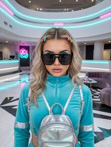 1PC Small Box Stylish Black and Gray