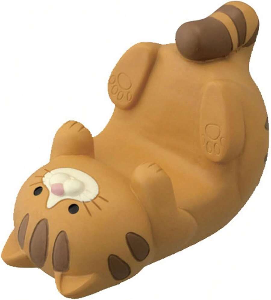 Tablet Stands - Tricolor Cat Hand Brooch - View 1