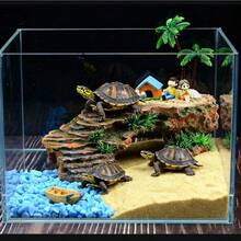 Reptile Rock Hideaway, Lizard Fence, Turtle Climbing Platform, Gecko & Snake Shelter, Habitat, Suitable For Breeding Enclosure And Aquarium Decor