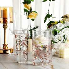 Pérolas Flutuantes para Velas - Pérolas Artificiais Brilhantes, Ideais para Decoração de Centros de Mesa de Casamento, Enchimento de Vasos, Decoração de Guirlandas, Enchimento de Velas em Potes, Podem Ser Usadas como Presentes Flutuantes, Lembrancinhas de Aniversário e Formatura, Corrente de Pérolas Artificiais para Decoração de Festas, Adereços de Decoração para Casa, Podem Ser Usadas como Enchimento de Vasos, Decoração de Centros de Mesa de Casamento, Decoração de Festas de Natal - Multicolorido - Ver 5