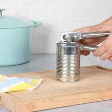 - Cuchara de acero inoxidable con mango largo de silicona de 34,3 cm(Sprucedale Can Opener Abrelatas Sprucedale) - Multicolor - Ver 3