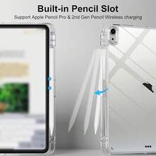 Tablet Protective Case,Compatible With Apple IPad 9.7/10.2/10.5/10.9/12.9/Pro/Mini,5th/6th/7th/8th/9th/10th/11th Gen, Air 11inch, Compatible With Samsung Galaxy Tab S6/S7/S8/S9/S10/A7/A8/A9/Lite/Plus/Lite/ 10.4 Inch,Soft Anti-Fall Protection,Smart Stand/Automatic Wake Up/Sleep - White - View 4