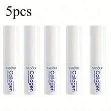 2支装胶原蛋白润唇膏，减少唇纹，防止脱皮和干燥，滋润滋养，提亮唇色 - 白色 - 查看 12