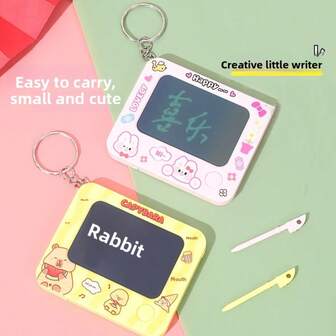 1pc Creative Mini Projection Camera, Whack-A-Mole Game, Fruit Machine Keychain Pendant For Women