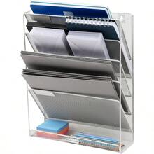 Mind Reader Wall Mounted Document Holder White