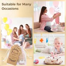 Recuerdos para fiesta de baby shower - Divertido set de abrebotellas (24 piezas), incluye llaveros con abrebotellas con forma de huella, abrebotellas decorativos y recuerdos, viene con bolsas de organza y tarjetas de agradecimiento, ideal para fiestas de baby shower.