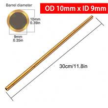 Brass Tubes Diameter 2/3/4/5/6/7/8/9/10/11/12/13/14/15mm Length 300mm Long 0.5mm Wall Brass Pipe Brass Tube Modelmaking Rod Cutting Tool - Yellow - View 10