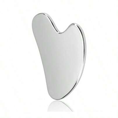 1pc Stainless Steel Gua Sha Scraper Massager For Face Neck Body Guasha Massage Tool Facial Skin Care Guasha Board Face Massager