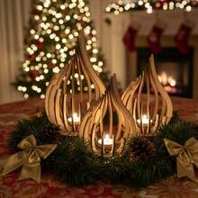 1pc Holiday Candle Holder, Best Desktop Decoration Gift, Craft DIY Unique Shape, Very Suitable For Art Style, Designer Reading Decorative Candle Base, Creative For Lotus Flower Shaped Decorative Tea Light, Bedside Decoration Gift, Mother'S Day Father'S Day Decoration, Gift For Friends, Single Party Decoration, Simple Bohemian Style Decorative Tray. (Candle Not Included) - Multicolor - View 7