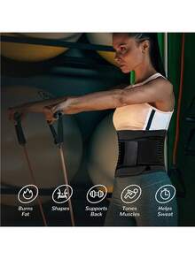 女士腰部训练带 - 腰部修剪器 - 束腰带 - 运动腰带 健身房配件