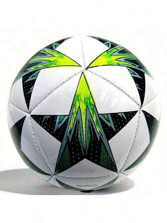 1pc No. 2 Pentagram Style Football, A Durable Football For Outdoor Training And Recreation, Backyard, Park And Beach Kicking