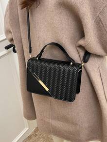 Nuevo bolso de mano cruzado de mujer de alta calidad y estilo sencillo, con un solo hombro y diagonal, adecuado para salir y para ir al trabajo - Multicolor - Ver 4