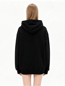 Skeleton Pumpkin Basketball Halloween Pullover Hoodie Casual Women's And Men's Pure Cotton 300g Hooded Sweatshirt Unisex Tops - Màu 9 - Xem 5