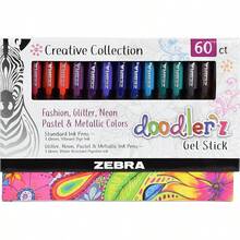 Set Plumas De Gel Doodler'z Mega Set Bold Point 1.0 mm Varios Colores 60 Unidades Zebraéxico - Surtido - Ver 7