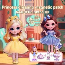 Set Stiker Magnetik Tanpa Suara untuk Kostum Putri, Karakter Kartun Lucu, Magnet Kulkas DIY yang Dapat Digunakan Kembali untuk Hadiah Natal, Halloween, Tahun Baru, Ulang Tahun Anak Perempuan, Tersedia Berbagai Tema, Cocok untuk Anak Usia 3+ Tahun - MultiWarna - View 11