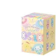 Sanrio 三丽鸥兔子系列 Melody 和 Cinnamon 狗狗盲盒人偶、毛绒玩具、桌面装饰和礼品，适合娃娃收藏家、货架展示、家居装饰、桌面摆件和生日礼物。