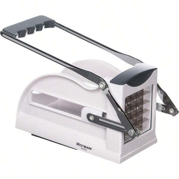 Potato Cutter With 3 Grids White/Gray