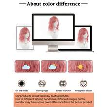 Peluca sintética premium resistente al calor con ondas cortas y flequillo | Opciones de multicolor | Pieza de cabello rizado de media longitud con aspecto natural para cosplay y estilo diario - Multicolor - Ver 8