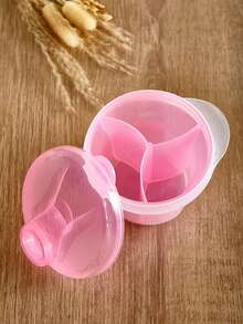 1pc Rotating Layered Milk Powder Storage Box, Airtight Baby Formula Container, Convenient For Outdoor Use