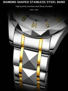 Reloj de mujer elegante LIGE, resistente al agua, luminoso, de cuarzo, con calendario diario para negocios - Plateado - Ver 8