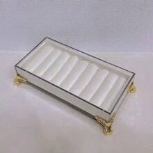 1 Stück farbige Acryl Schmuckaufbewahrung, mehrstöckiger Ohrring, Halsketten und Armband Organizer, transparentes Farbblock Design für Zuhause & Geschäftsausstellung, künstlerische Dekoration für Zuhause & Boutique Schmuckhalter, Schmuckständer, Schmuckschale, Ringschale, Weihnachtsgeschenke für Frauen