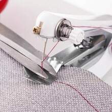 Portable Manual Mini Sewing Machine, A Household Handheld Simple Sewing Tool For Clothes, A Pocket-Sized Small Tailor Machine - Máy khâu màu trắng - Xem 5