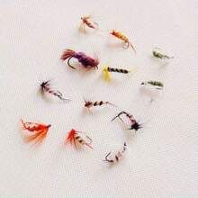Trout Fly Fishing Flies, 12 Packs Hand-Tied Dragonfly Imitation Topwater, Targeting Bass In Streams Lakes, Dry Fly High Imitation Precision Crafted - 1. Flying Butterfly - View 10