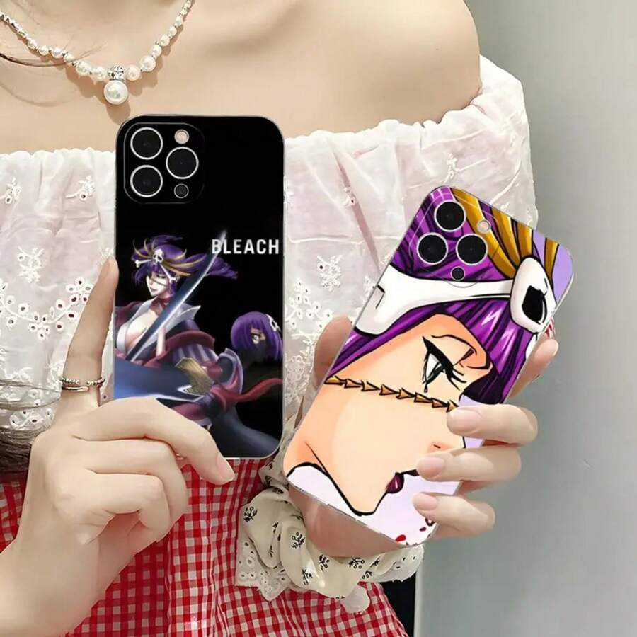 Bleach Katen Kyokotsu Phone Case compatible with  16 15 14 13 12 11 X XR XS 8 6 Pro Max Plus Mini Clear Colour Protective Pretty Cover, Cover compatible with  17 pro hülle,  17 pro max hülle,  17 hülle,  16 pro hülle - Klar2 - Übersicht 1