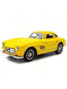 1pc Vintage Car Toy Collection - Diecast Metal Gull-Wing Sports Car Toy - Office Desk Decor - Classic Retro Car Model Toy - Birthday, Christmas, Easter Gift - Perfect Present - Multicolor - View 18