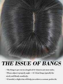 7JHH WIGS 28 Inch Natural Black Long Straight Wigs For Women - Elegant Fluffy Wig With Bangs, Natural Looking, Very Silky Synthetic Heat Resistant Fiber Full Machine Hair Wig For Girls Daily Wear, Music Festival Party Special, Cosplay Anime Use Mother's Day Gifts - 自然黑 - 查看 6