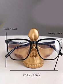 Cool Explosions Skull Glasses Bracket Resin Storage Crafts Ornaments Home Decoration Office Storage Resin Ornaments.