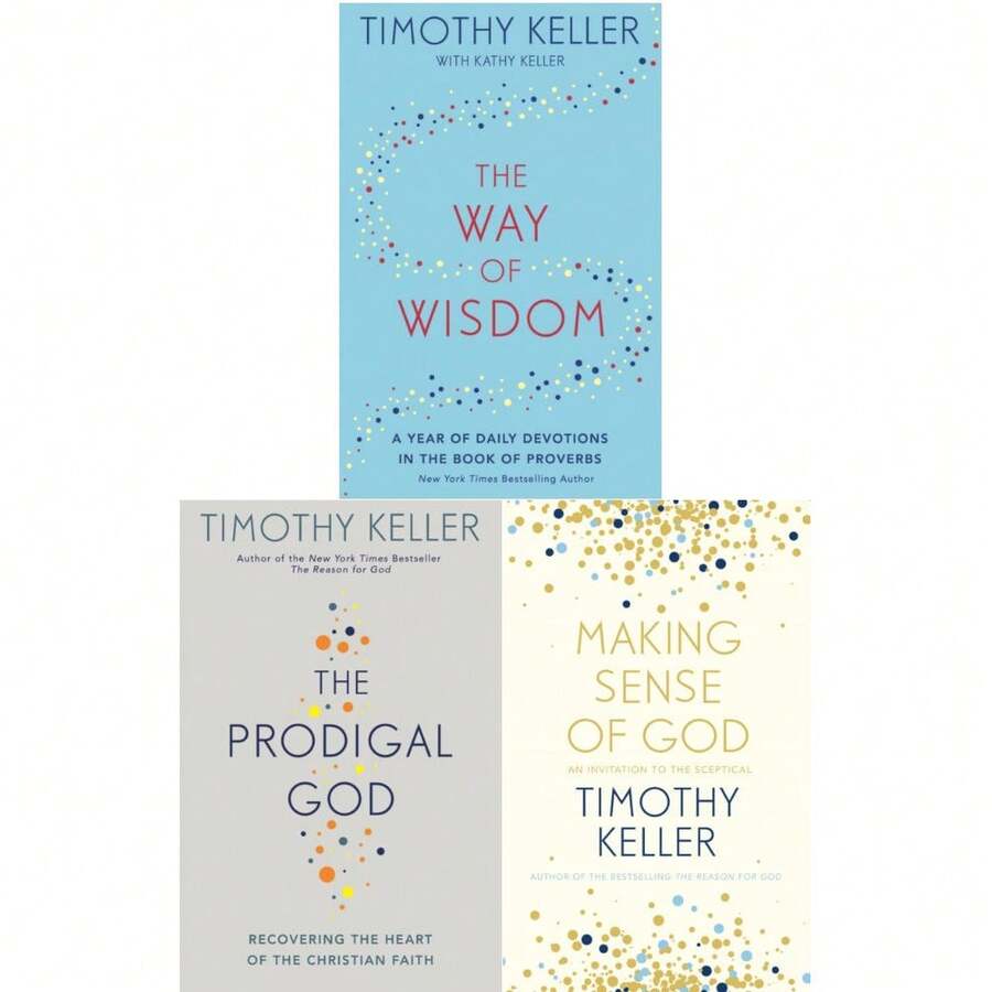 Timothy Keller 3 Books Collection Set (The Way Of Wisdom, Making Sense Of God, The Prodigal God) - Single Book - View 1