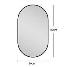Badrumsspegel 50*80cm 6035 - Silver + Glas + Metall + Klassisk + Modern - Visa 9